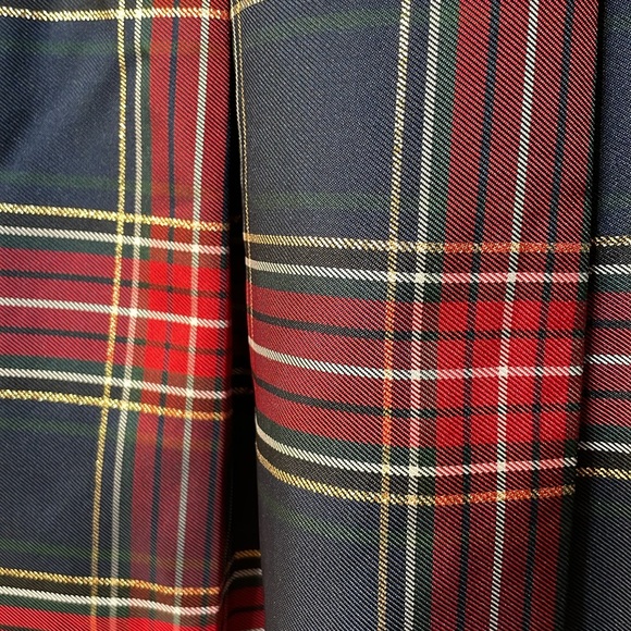 CHILDRENS PLACE UEC Girls Large (10/12) Blue Sequin Holiday Dress Plaid Skirt - Picture 6 of 14